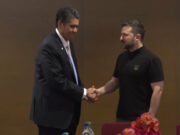 Zelenski omówił bezpieczeństwo ekologiczne z prezydentem Palau