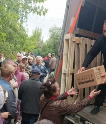 Pomoc humanitarna w obwodzie donieckim: od żywności do materiałów budowlanych