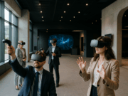 What is a business virtual reality park and how does it work